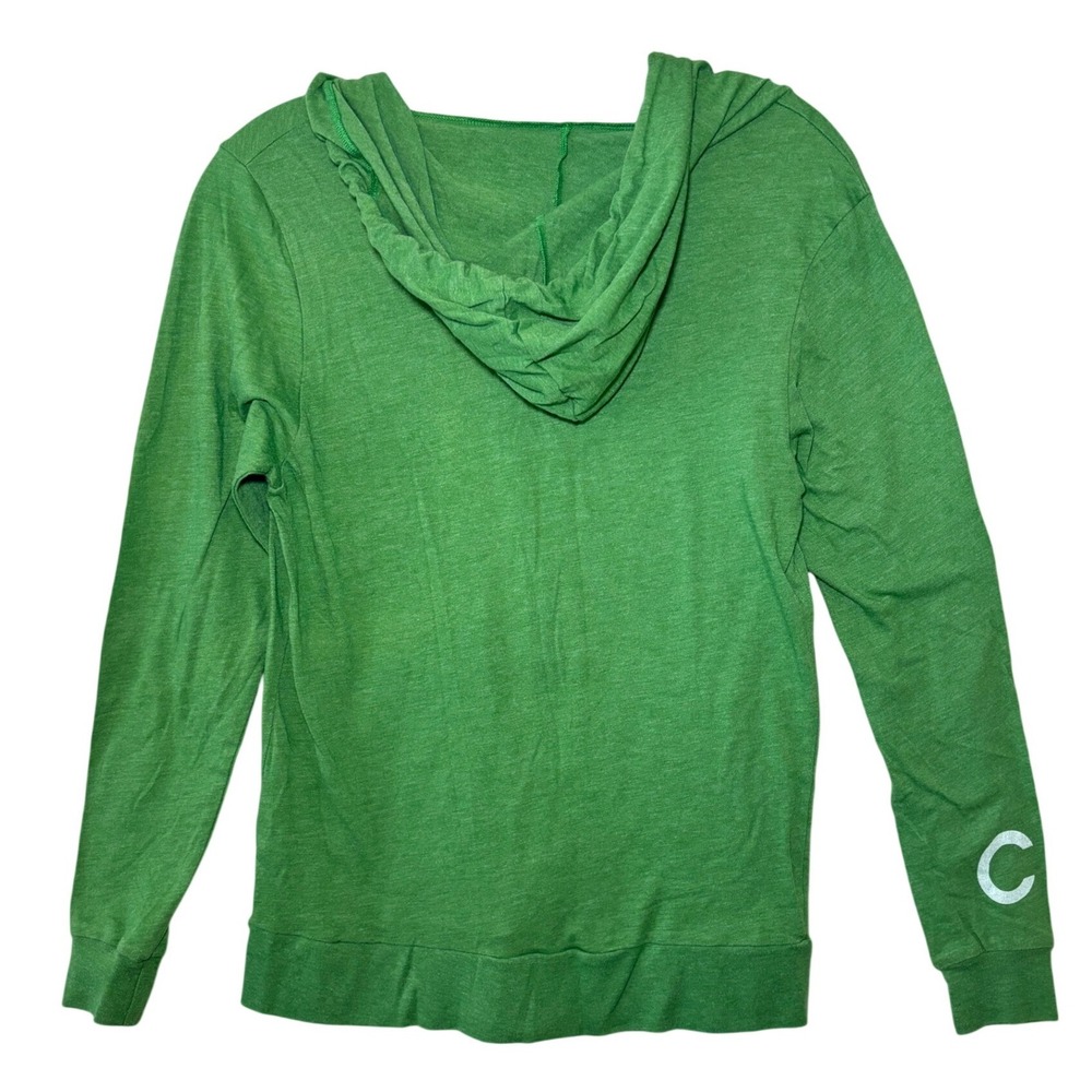 Chive Hoodies Green Heather Ostrich Wreath Full Zip Hoodie Sweatshirt Small - Picture 2 of 9